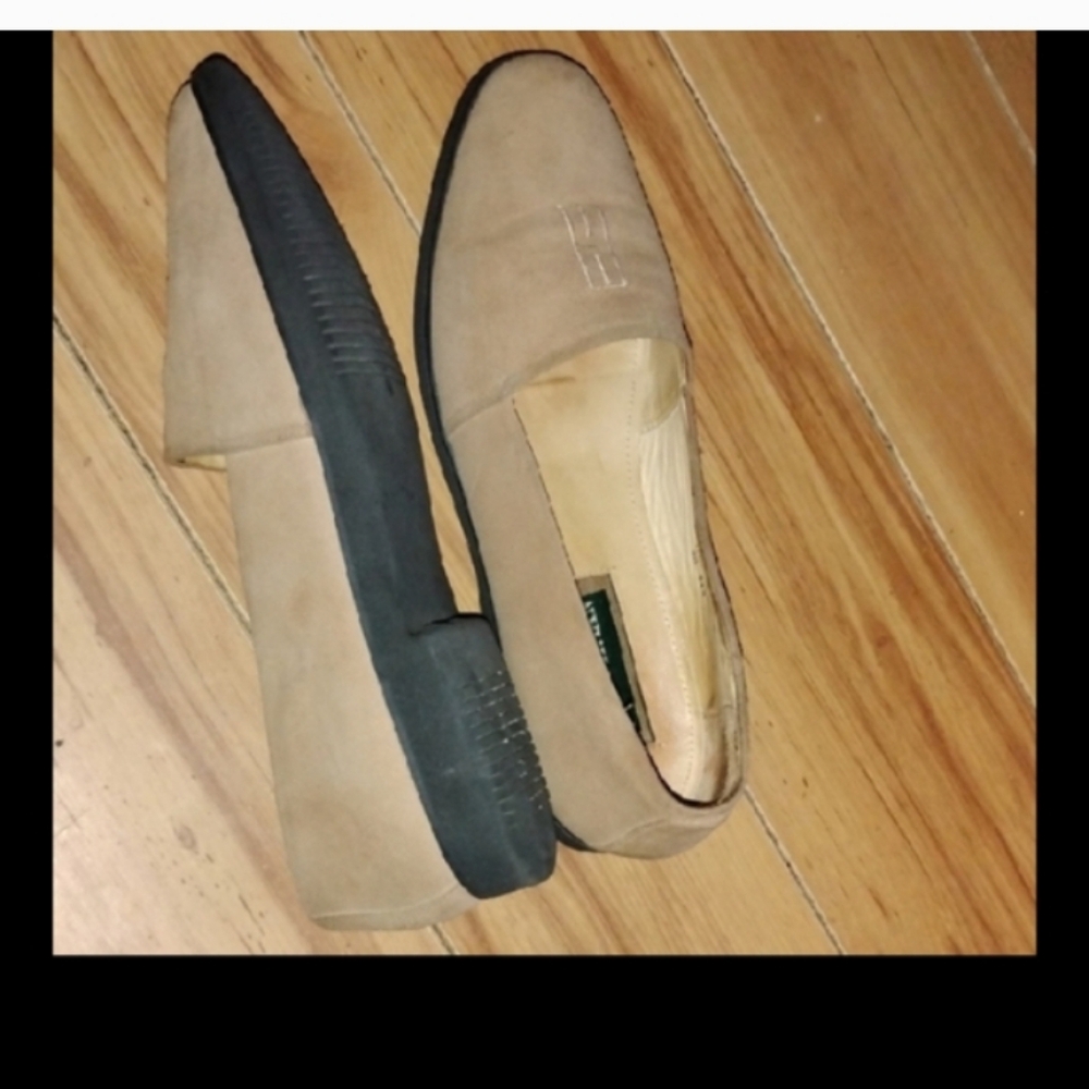 Cole Haan Tan Suede Loafers